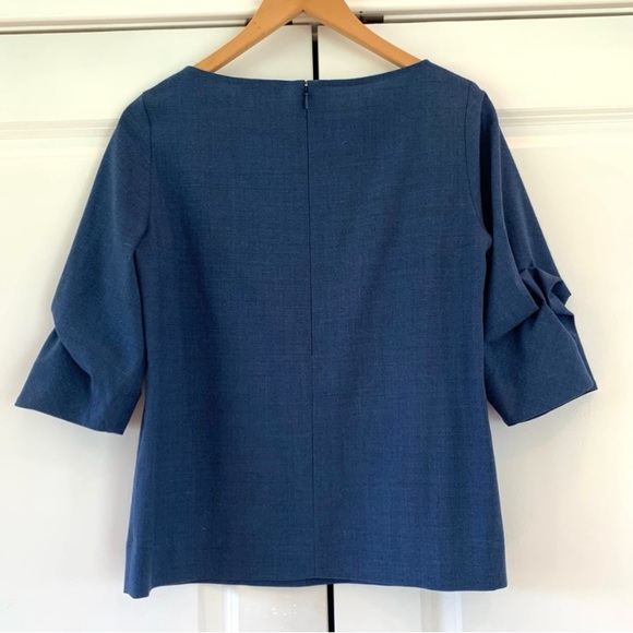 COS wool blend gathered sleeve tunic - Picture 2 of 5